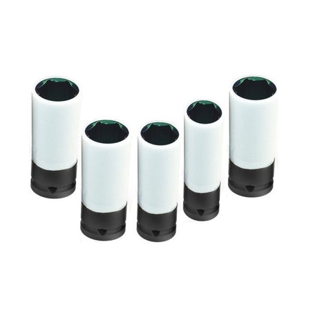 Bussole Boccole A Percussione In Cromo Molibdeno Vinilicato Kit Da 5 Pezzi 1/2"