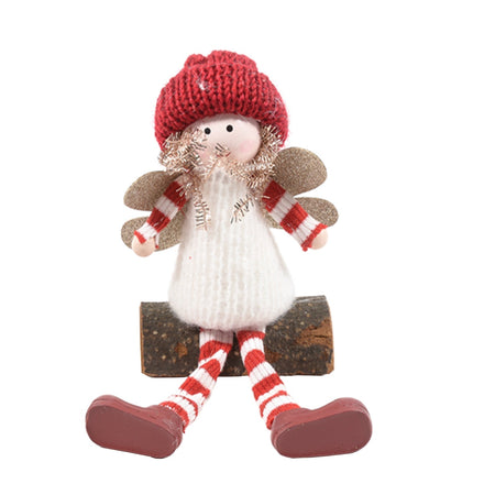 Bambola decorativa "Fatina su Tronchetto" in legno da 23 cm Casa e cucina/Decorazioni per interni/Addobbi e decorazioni per ricorrenze/Decorazioni natalizie/Schiaccianoci MagiediNatale.it - Altamura, Commerciovirtuoso.it