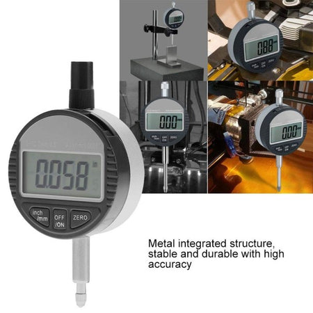 Comparatore Centesimale Digitale Con Display 0-12,7mm/0,5" Tornio 0,01mm/0,005"
