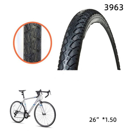 Copertone Copertura Ruota Pneumatico Per Gomme Bicicletta Bici 26" X 1.50 3963