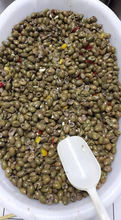 Olive Verdi Condite Calabresi olive fresche "Carolea" Italiane Schiacciate E Denocciolate Made in Italy Prodotti tipici Cataldo Società Agricola - Siderno, Commerciovirtuoso.it