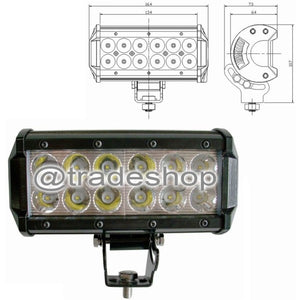 Faro Luce Led Barra D 72 120 240w Inclinabili Supporti 12v Suv Auto Paraurti Auto e Moto/Moto accessori e componenti/Illuminazione/Fari/Fari supplementari Trade Shop italia - Napoli, Commerciovirtuoso.it