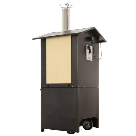 Forno a legna per pizze in acciaio inox ventilato da esterno con ruote "Made in Italy" Giardino e giardinaggio/Barbecue e picnic/Barbecue e affumicatori/Barbecue da giardino e terrazza/Barbecue a legna La Zappa - Altamura, Commerciovirtuoso.it