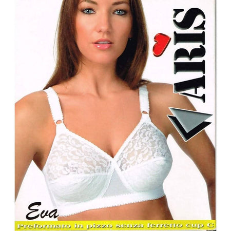 art. eva ARIS reggiseno modellante aris coppa C cotone con coppe in pizzo intimo donna L'Orchidea - Siderno, Commerciovirtuoso.it