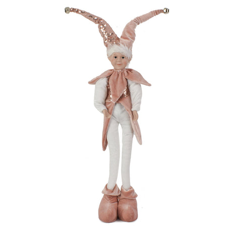 Pupazzo in Velluto Rosa "Giullare In Piedi" decorazione natalizia h 65 cm Casa e cucina/Decorazioni per interni/Addobbi e decorazioni per ricorrenze/Decorazioni natalizie/Schiaccianoci MagiediNatale.it - Altamura, Commerciovirtuoso.it