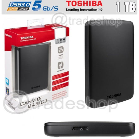 Hard Disk Toshiba 2,5" 1 Tb 1000gb Esterno Hdd Autoalimentato Harddisk Usb 3.0 Elettronica/Informatica/Dispositivi archiviazione dati/Dispositivi archiviazione dati esterni/Hard Disk esterni Trade Shop italia - Napoli, Commerciovirtuoso.it