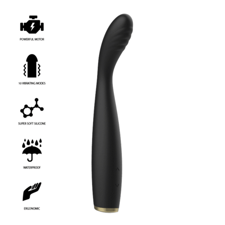 Ibiza G-spot Vibratore In Silicone Nero Ricaricabile Usb Salute e cura della persona/Erotismo e contraccezione/Sex toys/Vibratori/Vibratori G-Spot Kondorama - Martinsicuro, Commerciovirtuoso.it