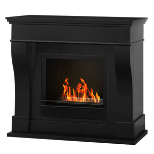 Camino a Bioetanolo da terra "Washington" in legno 3,4 Kw arredamento Moderno Fai da te/Prodotti per la costruzione/Riscaldamento e raffreddamento/Sistemi mobili di climatizzazione/Riscaldamento/Caminetti gel ed etanolo Decor Space - Altamura, Commerciovirtuoso.it