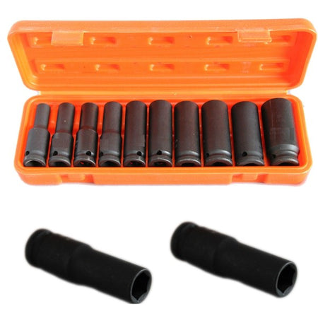 Kit Set 10 Bussole 1/2" Esagonali Per Avvitatore Pistola Pneumatica Da 10 A 24mm Fai da te/Utensili elettrici e a mano/Utensili a mano/Bussole e set di bussole/Corredi di bussole/Standard Trade Shop italia - Napoli, Commerciovirtuoso.it