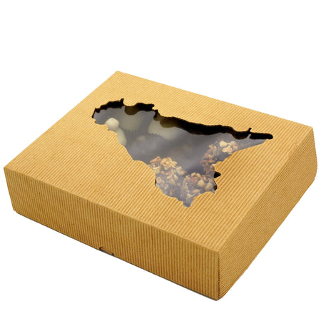 "Box Sicilia" Grande Scatola di Dolcetti Cioccolatini Artigianali fatti a Mano Cioccolata in Praline Artigianali come Idea Regalo Con Nocciole Siciliane Praline tipiche 50 pezzi Scatola di Cioccolatini Plaza cafè - Capo d'Orlando, Commerciovirtuoso.it