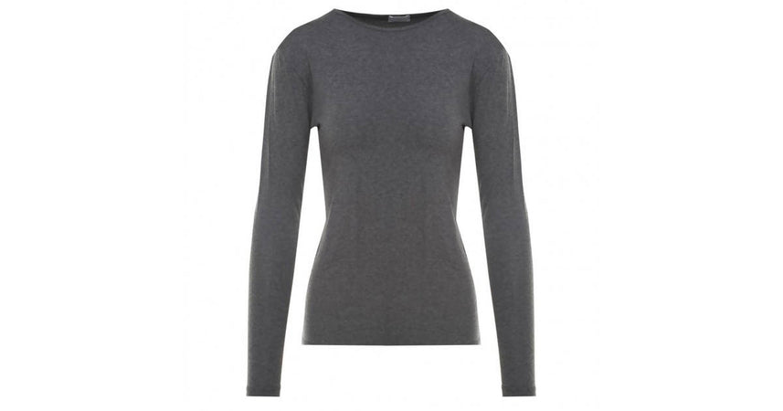 Maglia donna manica lunga Grigia o Nera Aderente Elasticizzata Non segna Marca Liabel art. 4236 Maglia donna L'Orchidea - Siderno, Commerciovirtuoso.it