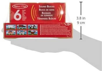 Gioco in legno per bambini Cubi sonori con gli animali della fattoria Cubi sonoro fattoria Papau - Giammoro, Commerciovirtuoso.it