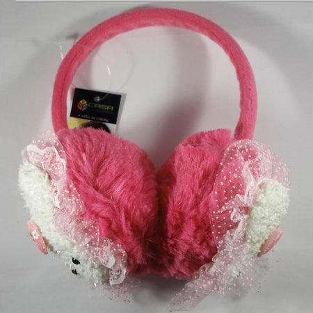 Paraorecchie Rosa Corallo Coniglietto Orecchie Vento Freddo Imbottite Ragazze Moda/Bambine e ragazze/Accessori/Paraorecchie Trade Shop italia - Napoli, Commerciovirtuoso.it