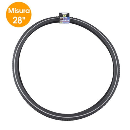 Pneumatico Per Bicicletta Corsa Riflettente 28" 1/2 Con Battistrada Bici Ruota