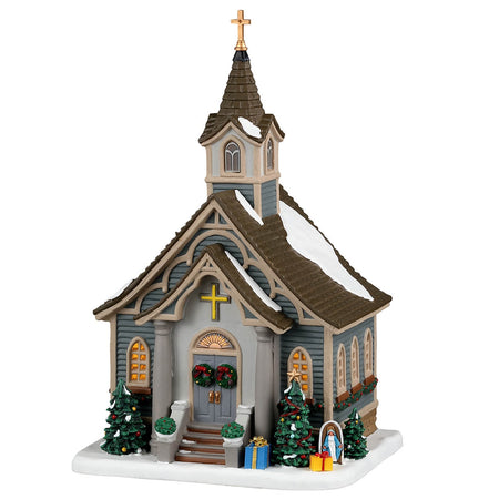 Decorazione "Chiesa della piccola città" per Villaggio di Natale e presepe, in Porcellana da h 12,8 cm Casa e cucina/Decorazioni per interni/Addobbi e decorazioni per ricorrenze/Decorazioni natalizie/Oggettistica MagiediNatale.it - Altamura, Commerciovirtuoso.it