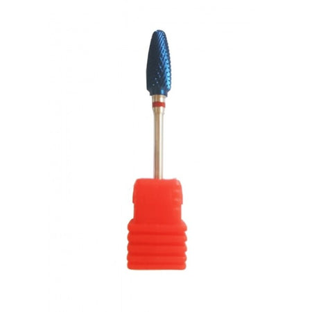 Punta Fresa In Carbide Conica Grana F Dura 3/32" Lima Nail Art Ricostruzione