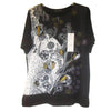 Maglia Donna Je Suis Paris Maglia Donna Fantasia Stampata Con Strass Nera O Blu Maglia a Maniche Corte Scollo Rotondo Art.119065 Moda/Donna/Abbigliamento/T-shirt top e bluse/T-shirt L’Orchidea - Siderno, Commerciovirtuoso.it