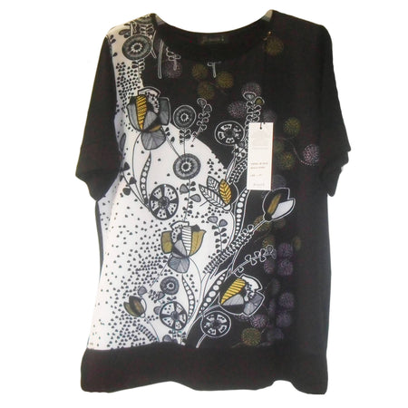 Maglia Donna Je Suis Paris Maglia Donna Fantasia Stampata Con Strass Nera O Blu Maglia a Maniche Corte Scollo Rotondo Art.119065 Moda/Donna/Abbigliamento/T-shirt top e bluse/T-shirt L’Orchidea - Siderno, Commerciovirtuoso.it
