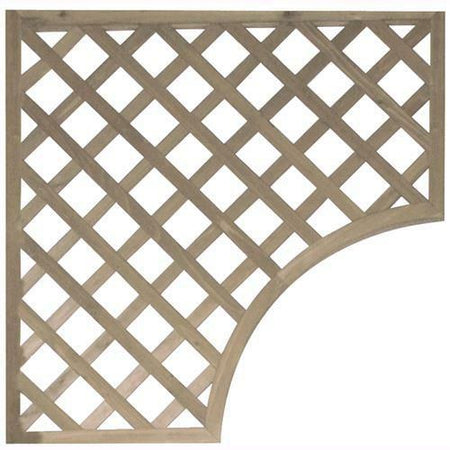 Pannello grigliato "Patio" Semi Arco in legno tropicale naturale per recinzioni giardino e terrazzo Giardino e giardinaggio/Decorazioni per il giardino/Recinzioni decorative La Zappa - Altamura, Commerciovirtuoso.it