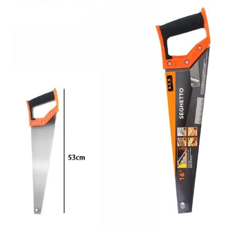Seghetto Segaccio Per Legno 16" 53 Cm Sega A Mano Taglio Lama In Acciaio 07971
