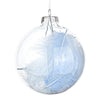 Pallina "Plumage" per albero di Natale in vetro decorate color Azzurro Casa e cucina/Decorazioni per interni/Addobbi e decorazioni per ricorrenze/Decorazioni natalizie/Addobbi e decorazioni/Palle e palline MagiediNatale.it - Altamura, Commerciovirtuoso.it