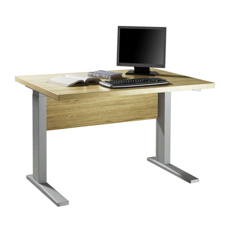 Scrivania da ufficio professionale altezza regolabile Rovere Bordeaux "Made in Italy" Casa e cucina/Arredamento/Studio/Scrivanie e postazioni di lavoro/Postazioni di lavoro per computer Decor Space - Altamura, Commerciovirtuoso.it