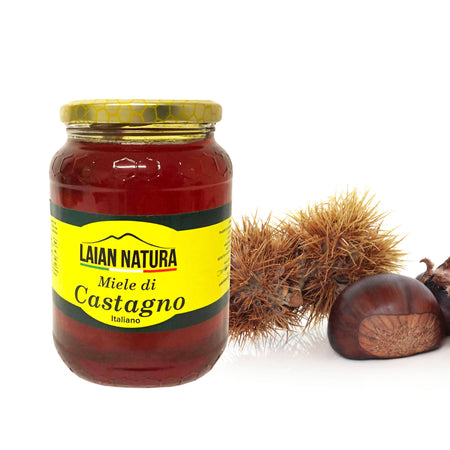 Miele Di Castagno Italiano Non Filtrato Naturale Miele di Castagno Integrale Artigianale Miele dolce dolcificante LAIAN NATURA -Torre Annunziata, Commerciovirtuoso.it