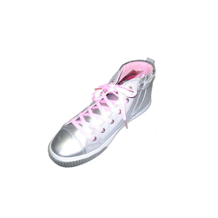 Sneakers Donna Scarpe da Ginnastica Donna Argentata, Scarpa sportiva Argento con lacci donna art.40p4711 colore argento/rosa Sneakers Donna L'Orchidea - Siderno, Commerciovirtuoso.it