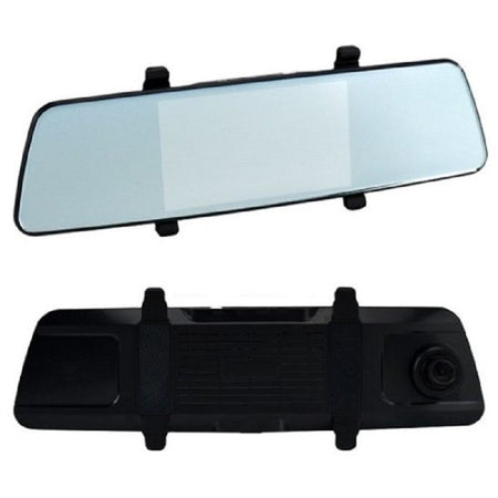 Videocamera Dash Cam Per Auto 5,5" Touch Screen Specchietto Retrovisore Q-ca579