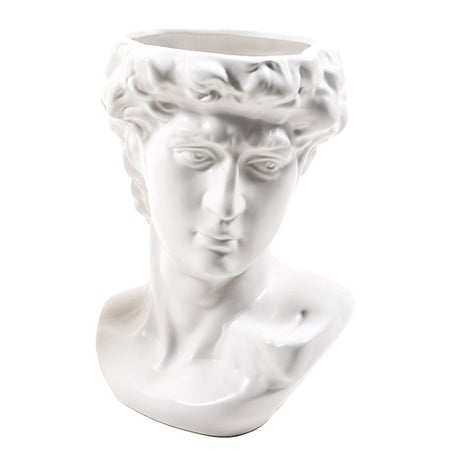 Vaso decorativo natalizio in ceramica per fiori "David" da 25 cm Casa e cucina/Decorazioni per interni/Vasi MagiediNatale.it - Altamura, Commerciovirtuoso.it