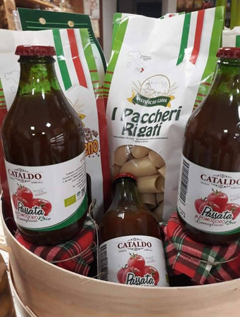 Passata di Pomodoro Italiana "Lamigliore"350 gr. Biologica Sugo di Pomodoro BIO Made in Italy Alimentari Cataldo Società Agricola - Siderno, Commerciovirtuoso.it