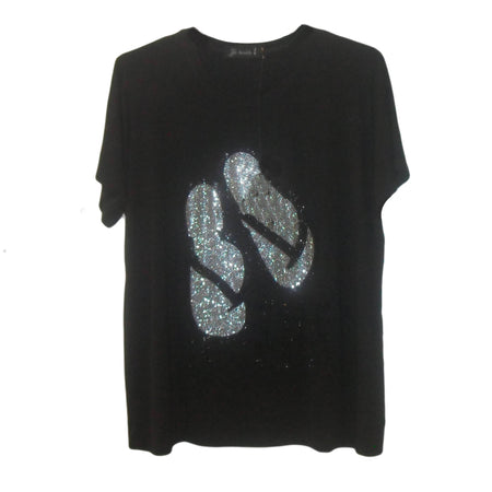 Maglia Donna Je Suis Paris Maglia Donna Stampata Con Strass Maniche Corte Art. 116852 Moda/Donna/Abbigliamento/T-shirt top e bluse/T-shirt L’Orchidea - Siderno, Commerciovirtuoso.it