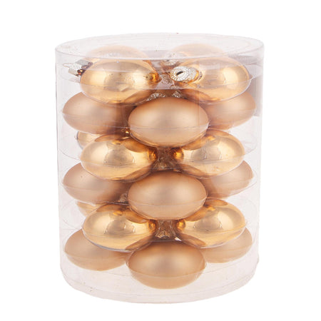 Palline in vetro "Champagne" lucide e opache per albero di Natale moderno da Ø2,5 cm set da 32 sfere Casa e cucina/Decorazioni per interni/Addobbi e decorazioni per ricorrenze/Decorazioni natalizie/Addobbi e decorazioni/Palle e palline MagiediNatale.it - Altamura, Commerciovirtuoso.it