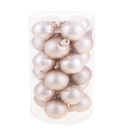 Palline in vetro "Crema" lucide e opache per albero di Natale moderno da Ø4 cm set da 24 sfere Casa e cucina/Decorazioni per interni/Addobbi e decorazioni per ricorrenze/Decorazioni natalizie/Addobbi e decorazioni/Palle e palline MagiediNatale.it - Altamura, Commerciovirtuoso.it