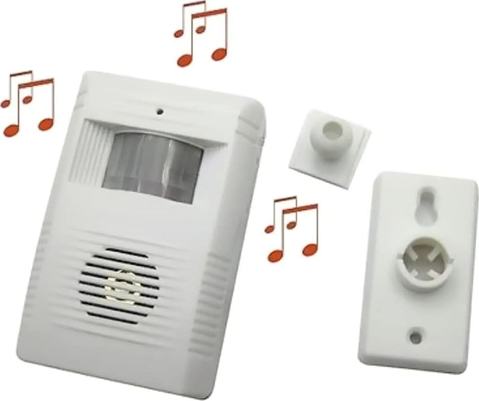 CAMPANELLO CON SENSORE DI RILEVAMENTO DI MOVIMENTO PER CASA UFFICIO - 2