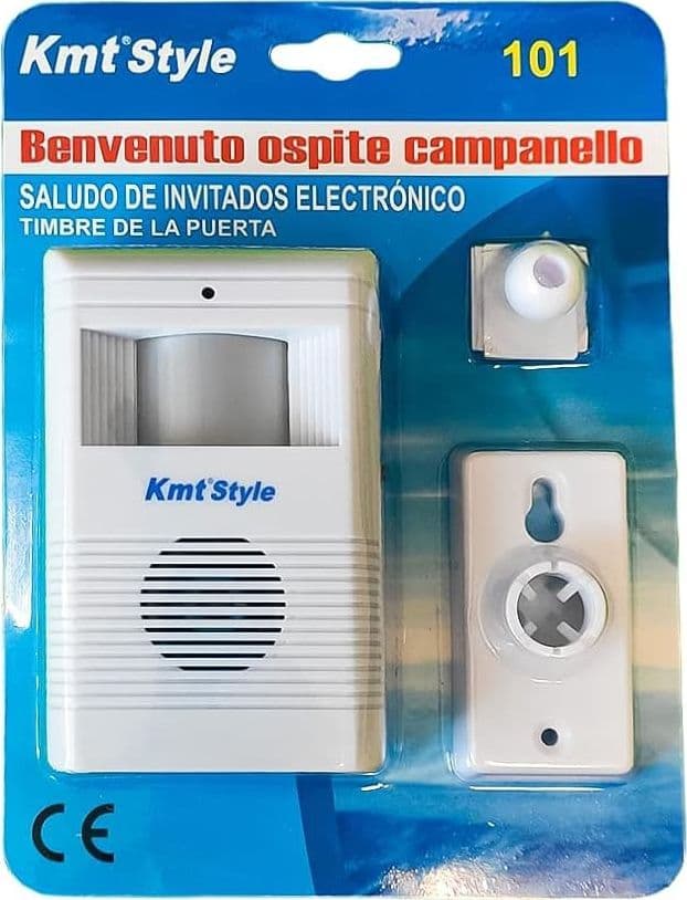 CAMPANELLO CON SENSORE DI RILEVAMENTO DI MOVIMENTO PER CASA UFFICIO - 3