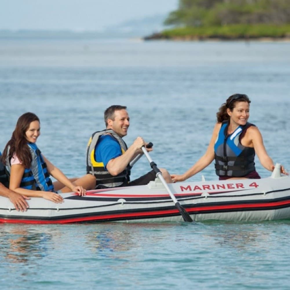SET 2 REMI ALLUMINIO E PLASTICA TRASFORMABILI IN PAGAIA PER KAYAK CANOA GOMMONI - 2