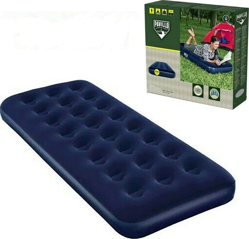 MATERASSINO MATERASSO SINGOLO GONFIABILE CAMPEGGIO MARE SPIAGGIA 185 X 76 X 22CM 67000