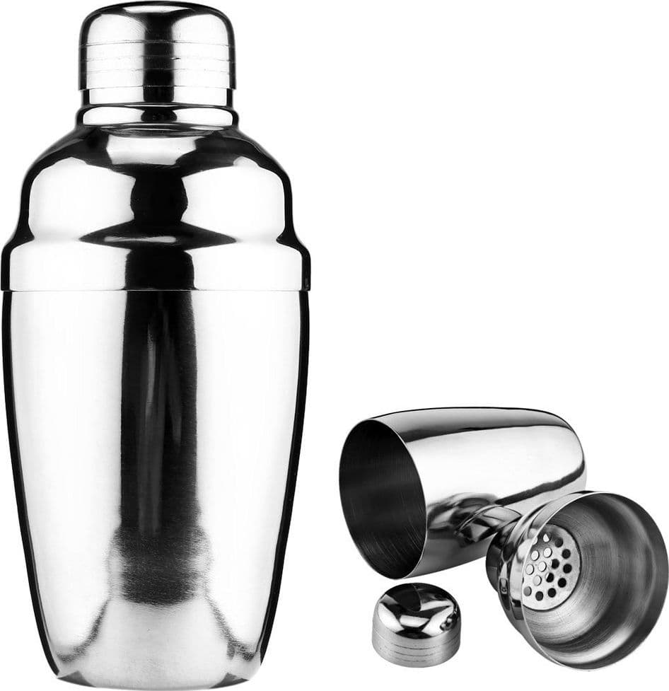 SHAKER DA 530 ML PER COCKTAIL BARMAN BARTENDER ACCIAIO INOX BAR MARTINI SALIERA - 4