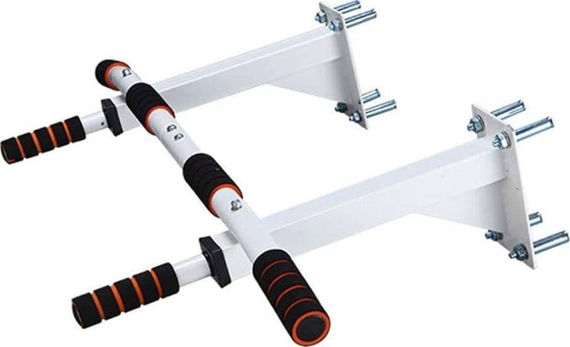 BARRA ORIZZONTALE DA PARETE ATTREZZATURA SPORTIVA PER TRAZIONI GRIP PULL UP CHIN - 2