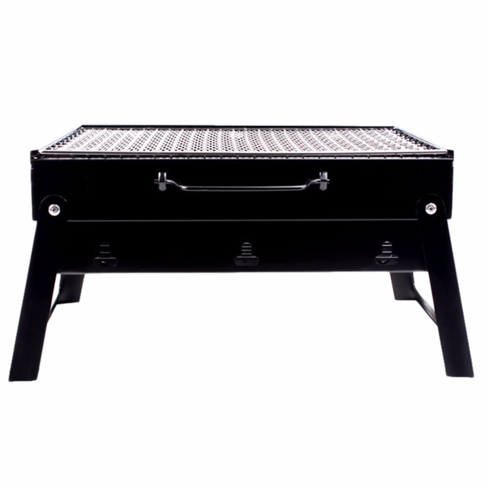 BARBECUE PORTATILE A CARBONELLA PER GRIGLIATE CARNE PESCE VERDURE 20X35X27 CM - 2