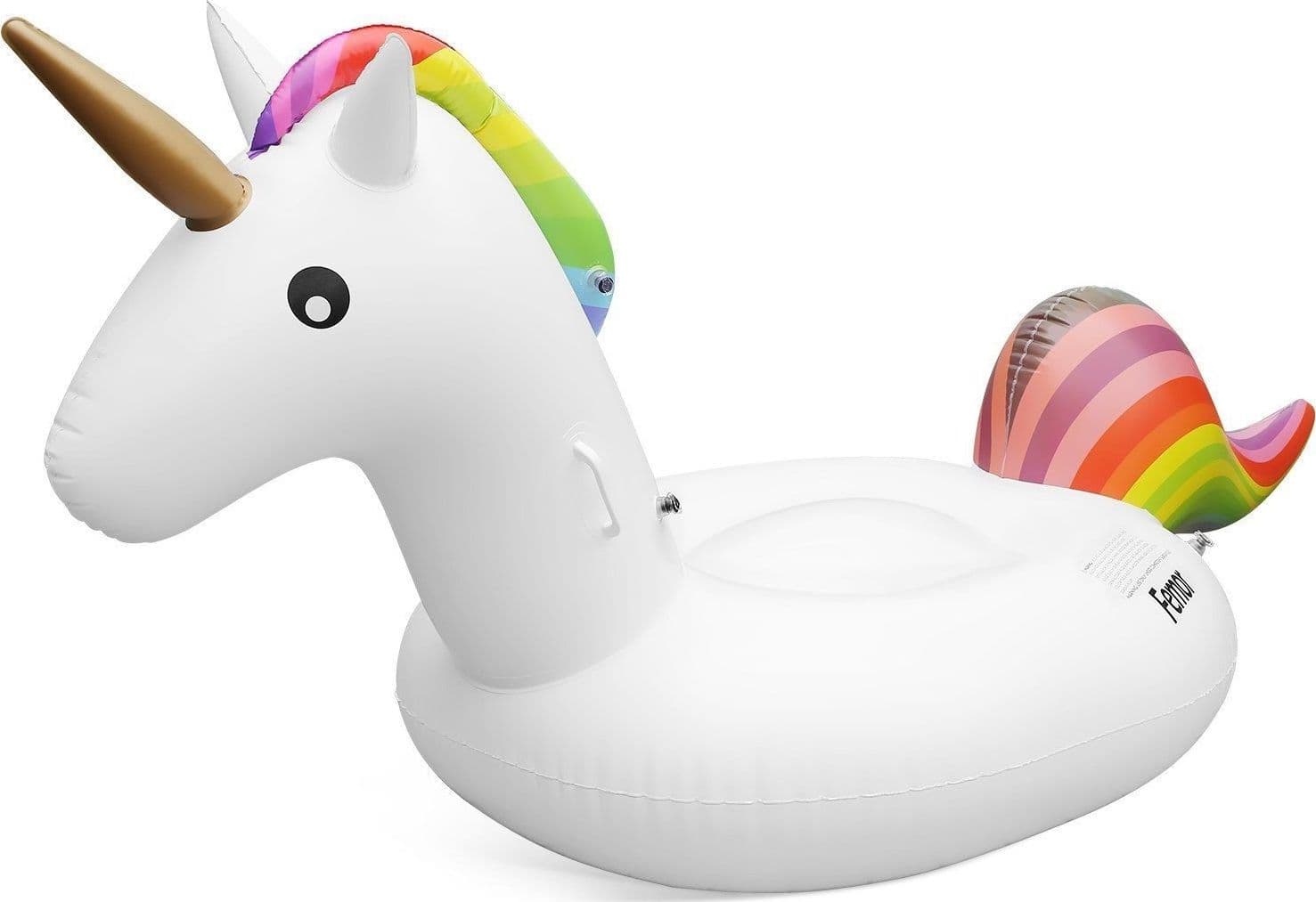 UNICORNO GONFIABILE GIGANTE ISOLA MATERASSINO MARE PISCINA MAXI 224X164 cm - 6