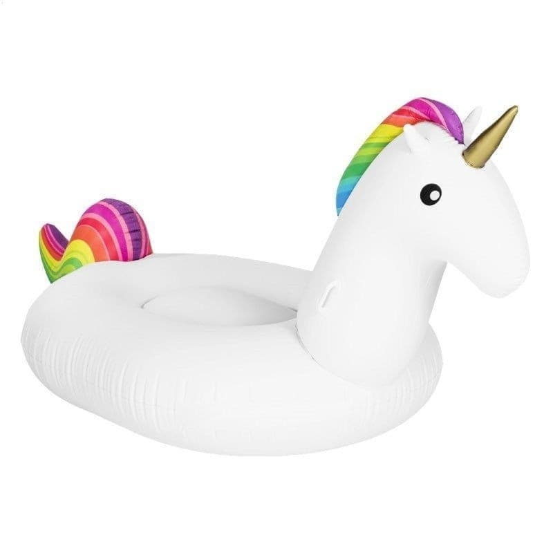 UNICORNO GONFIABILE GIGANTE ISOLA MATERASSINO MARE PISCINA MAXI 224X164 cm - 7