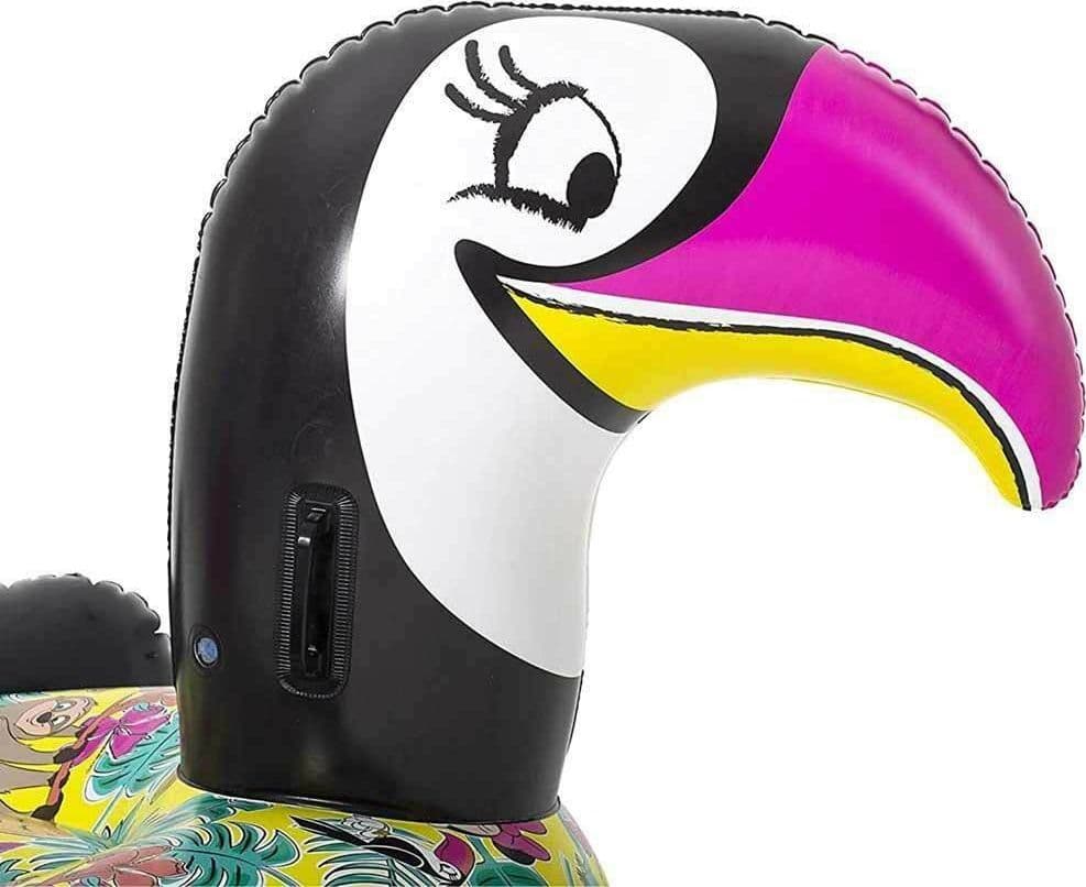 TUCANO MINNIE GONFIABILE GIGANTE ISOLA MATERASSINO MARE PISCINA 180 X 150 X 89 CM - 4
