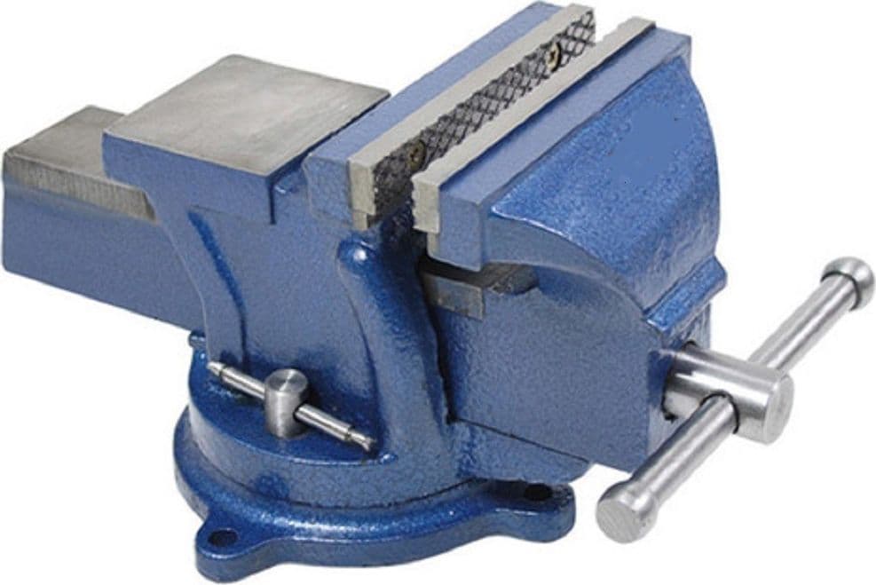 MORSA DA BANCO GIREVOLE 150 MM INCUDINE PROFESSIONALE IN GHISA E ACCIAIO