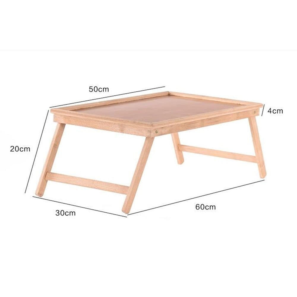 VASSOIO SNACK COLAZIONE PIEGHEVOLE IN LEGNO ALTEZZA 50X21X31 CM RICHIUDIBILE - 3