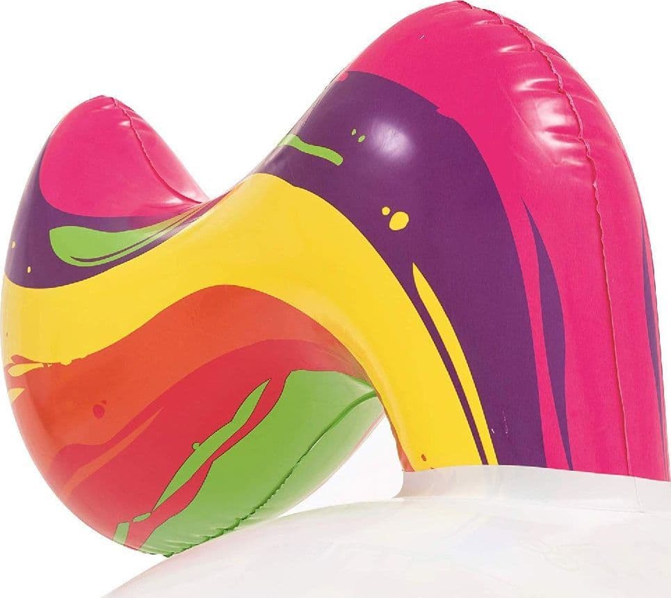 UNICORNO FASHION CAVALCABILE GIGANTE 224 X 164 CM CAVALLO ARCOBALENO - 4