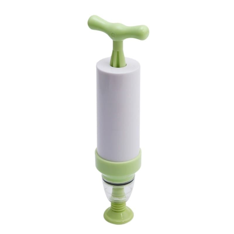 SET SACCHETTI ZIP SOTTOVUOTO CON POMPA A MANO 2 CLIP CHIUDI BUSTE SIGILLA CHIUDI - 6