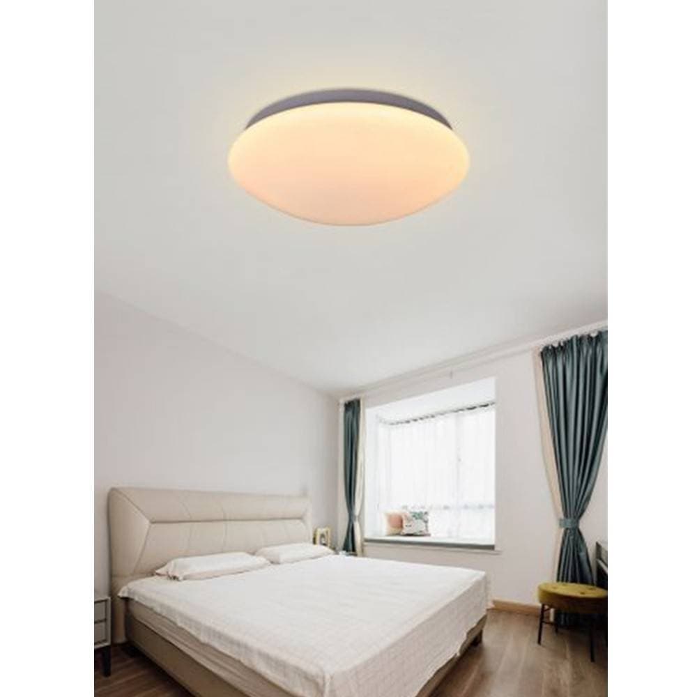 LAMPADARIO DA SOFFITTO PLAFONIERA LED 36 W CUPOLA DIVERSI TONI DI LUCE C01-36 - 7
