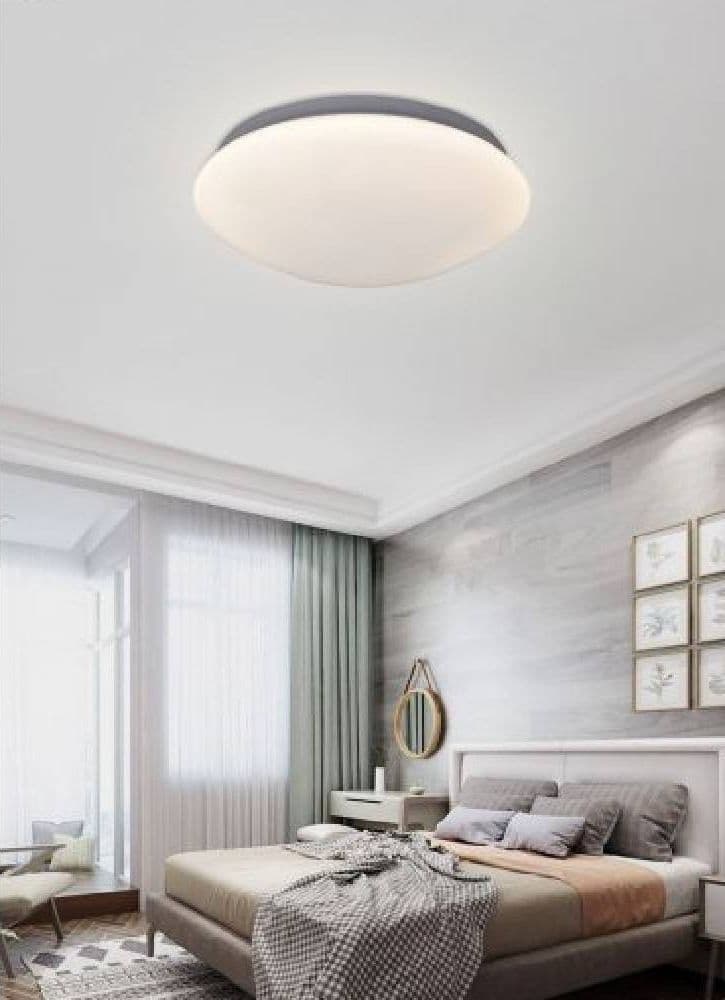 LAMPADARIO DA SOFFITTO PLAFONIERA LED 36 W CUPOLA DIVERSI TONI DI LUCE C01-36 - 5